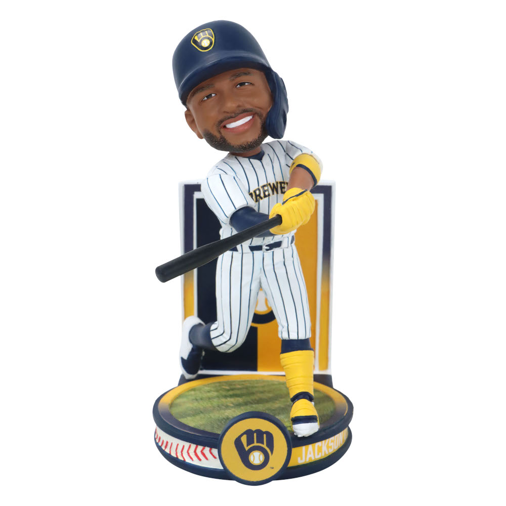Jackson Chourio Milwaukee Brewers Forever Collectibles 2025 MLB Banner Series Bobblehead
