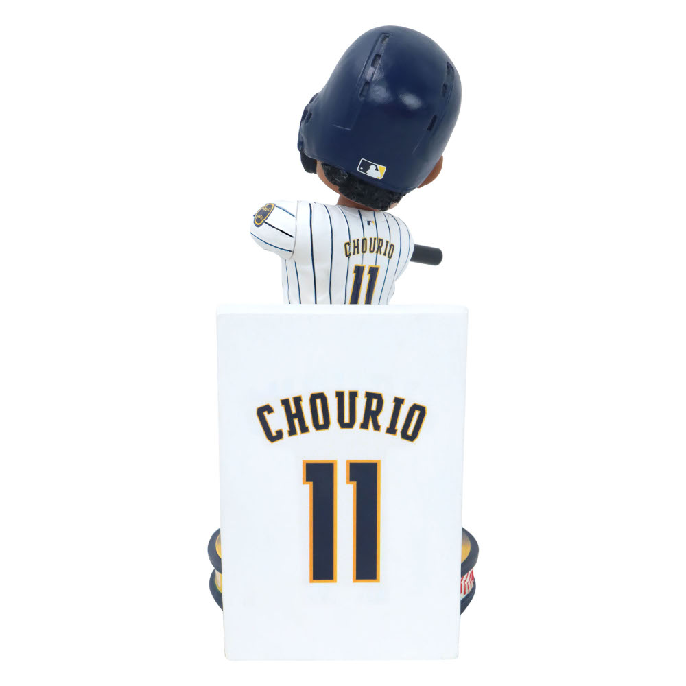 Jackson Chourio Milwaukee Brewers Forever Collectibles 2025 MLB Banner Series Bobblehead