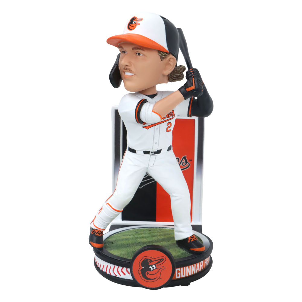 Gunnar Henderson Baltimore Orioles Forever Collectibles 2025 MLB Banner Series Bobblehead