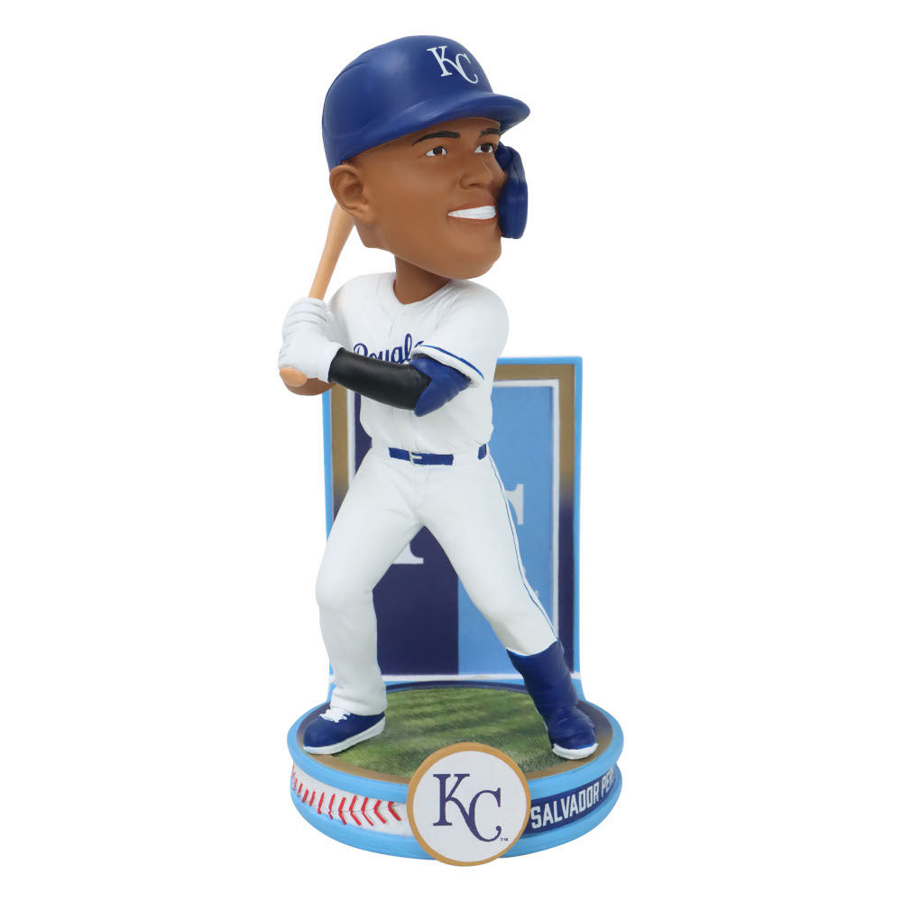 Salvador Perez Kansas City Royals Forever Collectibles 2025 MLB Banner Series Bobblehead