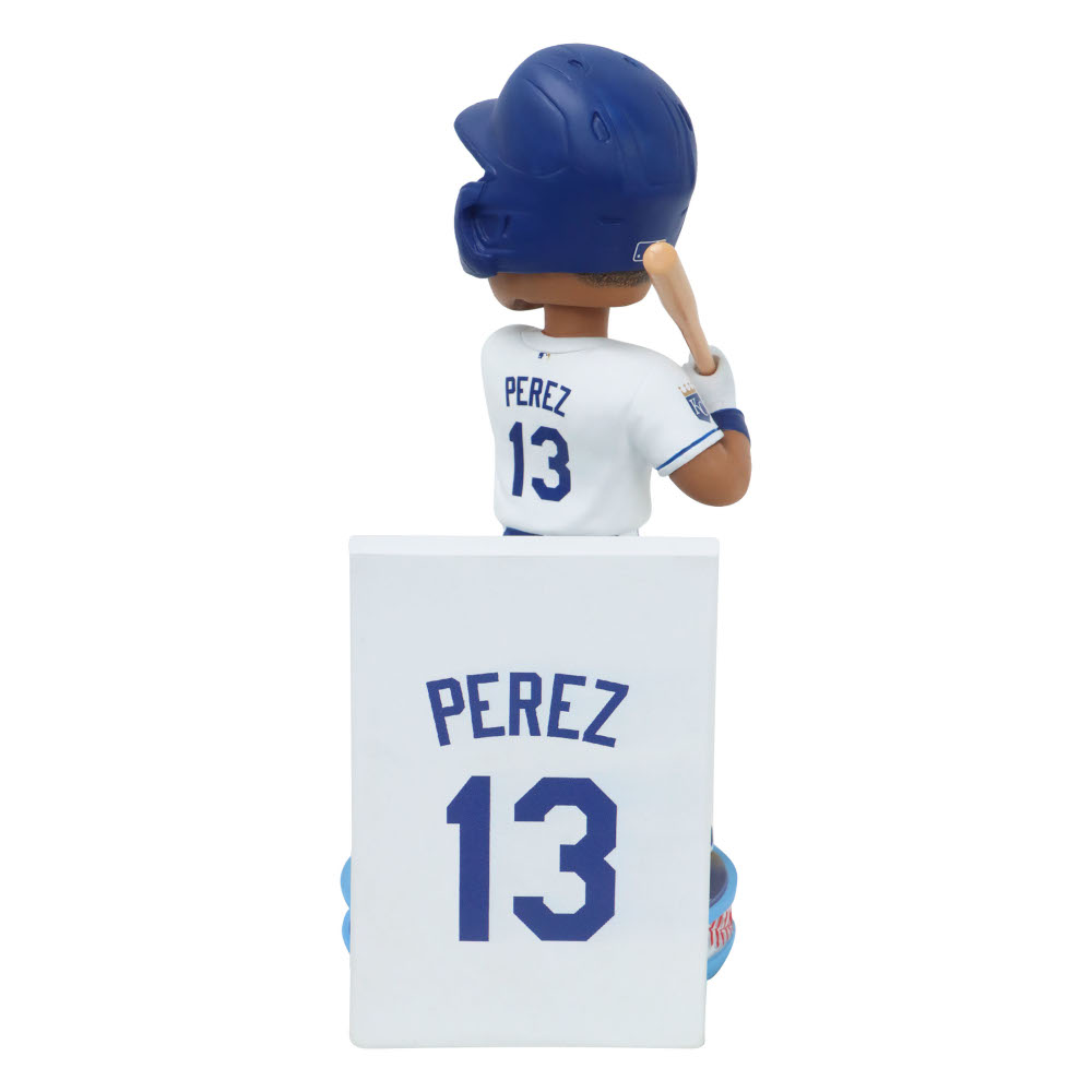 Salvador Perez Kansas City Royals Forever Collectibles 2025 MLB Banner Series Bobblehead