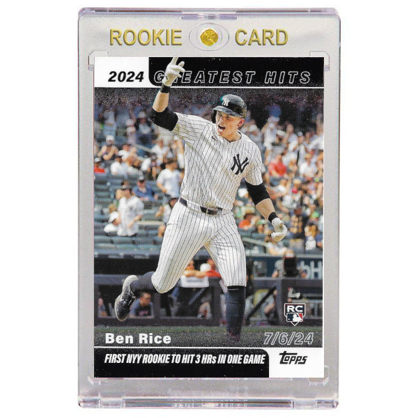Ben Rice New York Yankees 2025 Topps '24 Greatest Hits # 2 Rookie Card