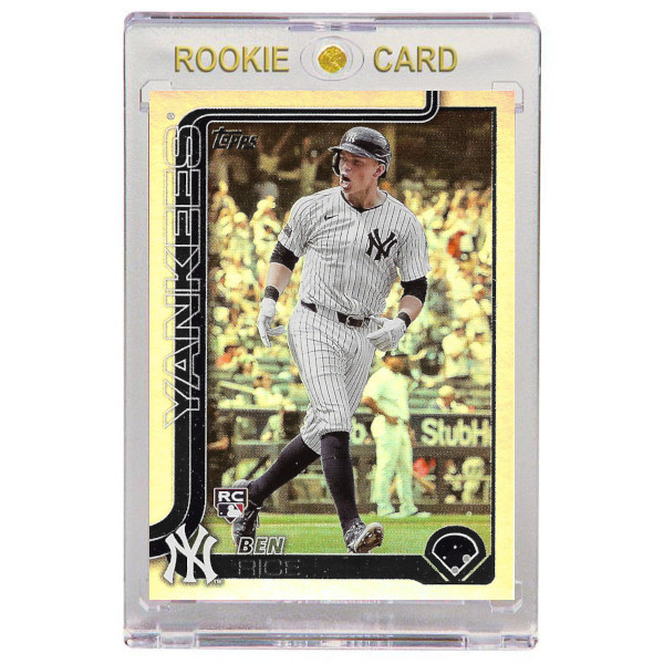 Ben Rice New York Yankees 2025 Topps Rainbow Foil # 337 Rookie Card