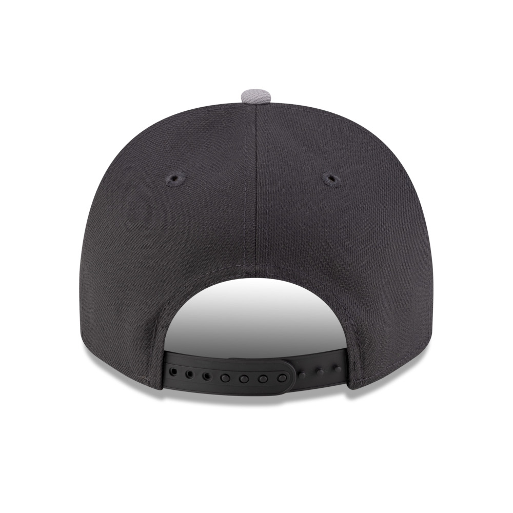 Men’s New Era Baseball Hall of Fame Logo 9FIFTY A-Frame Grey and Charcoal Adjustable Snapback Cap