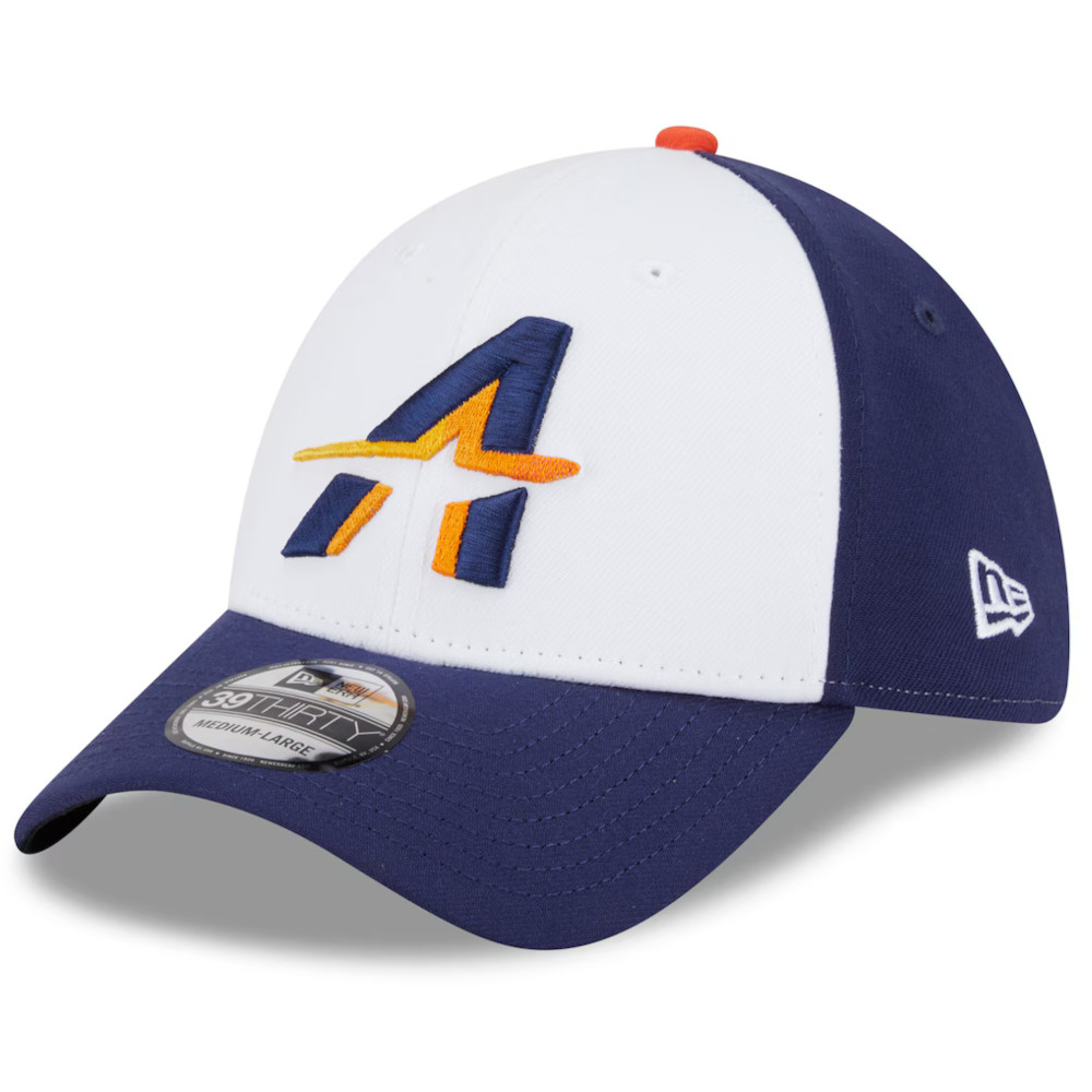 Men’s New Era Houston Astros 2025 City Connect 39THIRTY Flex Fit Navy and White Cap