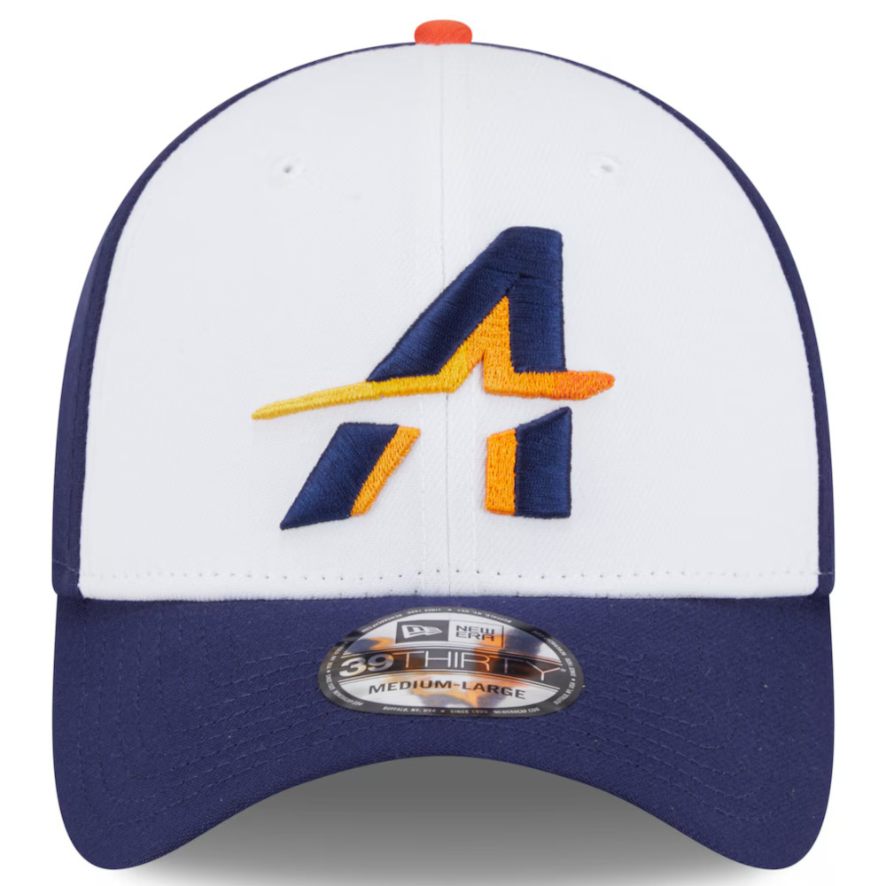 Men’s New Era Houston Astros 2025 City Connect 39THIRTY Flex Fit Navy and White Cap