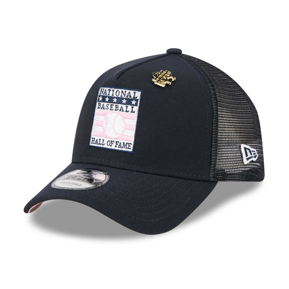 Unisex New Era Baseball Hall of Fame Big League Chew Black 9FORTY AF Trucker Adjustable Snapback Cap Unisex New Era Baseball Hall of Fame Big League Chew Black 9FORTY AF Trucker Adjustable Snapback Cap