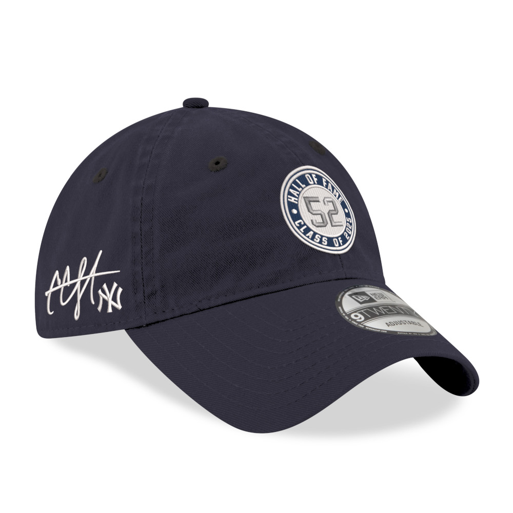 New Era CC Sabathia Class of 2025 Inductee Jersey Number and Signature 9TWENTY New York Yankees Dark Navy Adjustable Cap New Era CC Sabathia Class of 2025 Inductee Jersey Number and Signature 9TWENTY New York Yankees Dark Navy Adjustable Cap