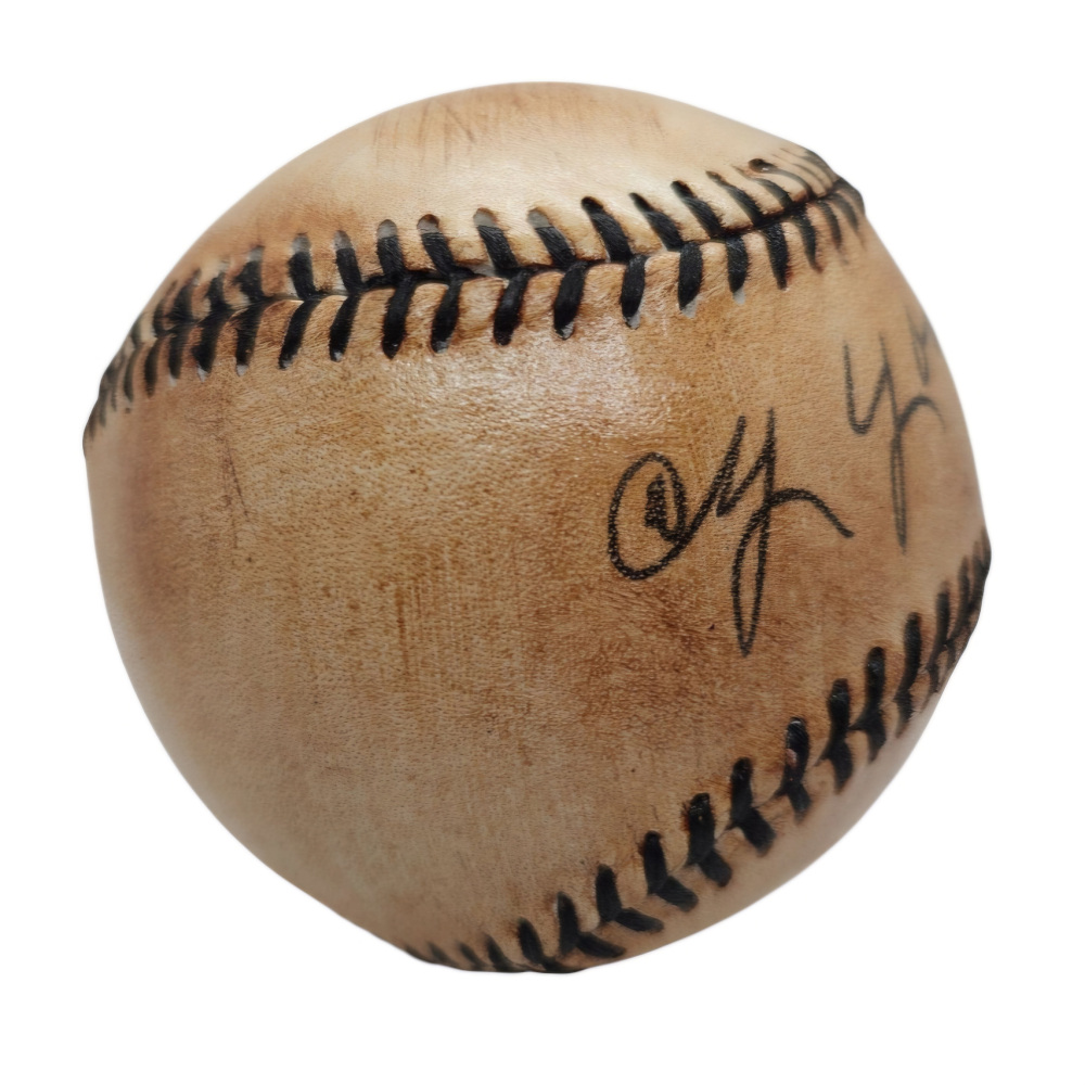 Cy Young HOF Replicas Reproduction Autographed 1910s Baseball (black lace)