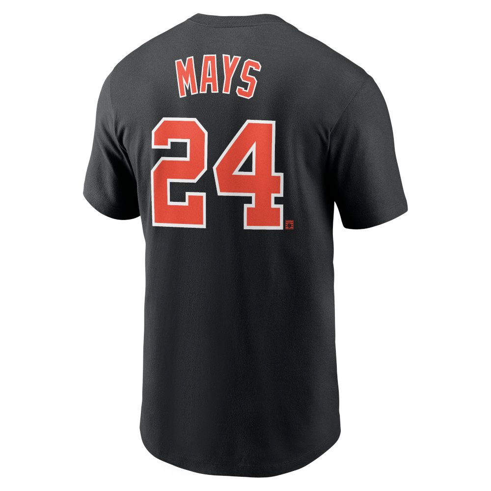 Men’s Nike Willie Mays San Francisco Giants Cooperstown Collection Name & Number Black T-Shirt Men’s Nike Willie Mays San Francisco Giants Cooperstown Collection Name & Number Black T-Shirt