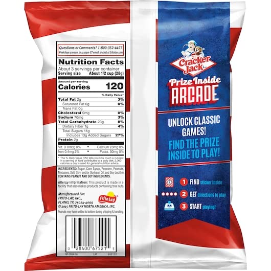 Cracker Jack Original 3 1/8 Ounce Bag