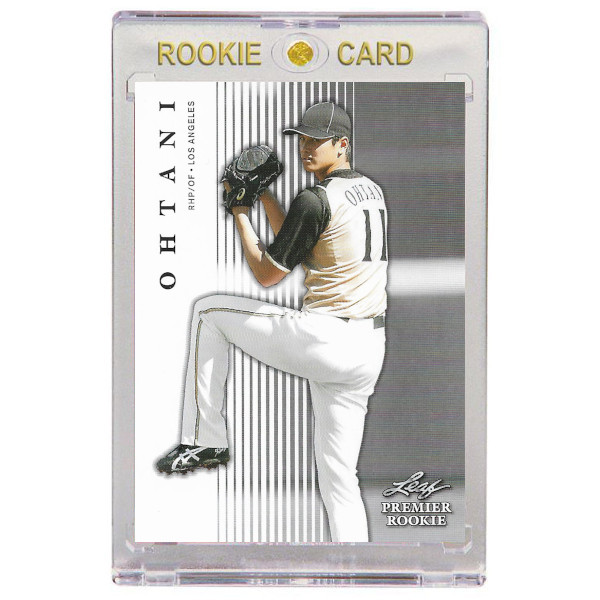 Shohei Ohtani Los Angeles Angels 2018 Leaf Premier # 3 Rookie Card