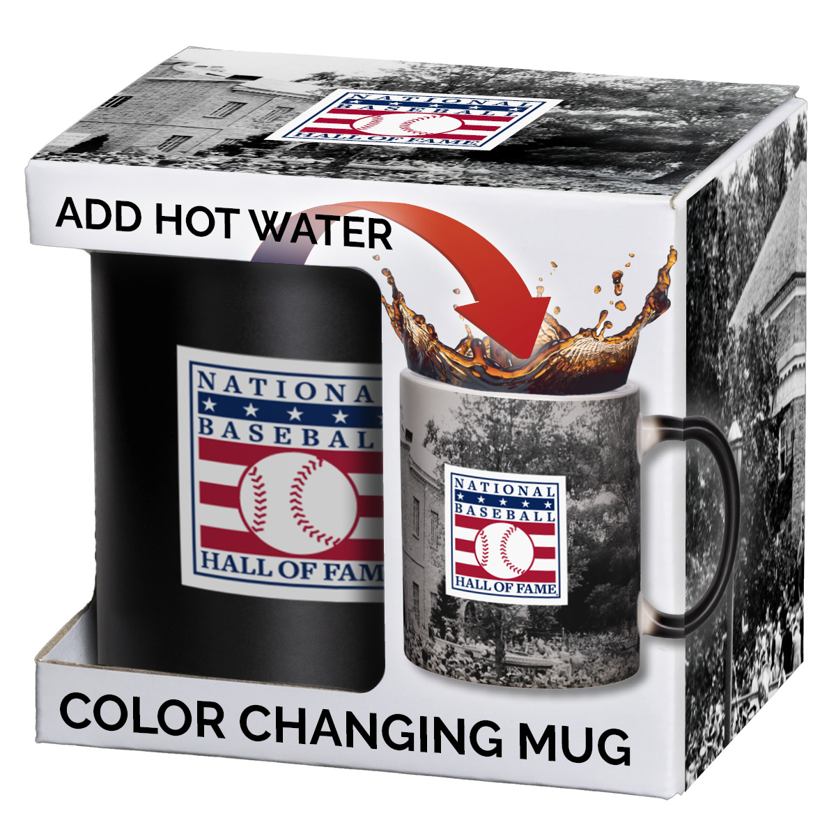 Baseball Hall of Fame 12 Ounce 1939 Induction Image Revealing Mug Baseball Hall of Fame 12 Ounce 1939 Induction Image Revealing Mug