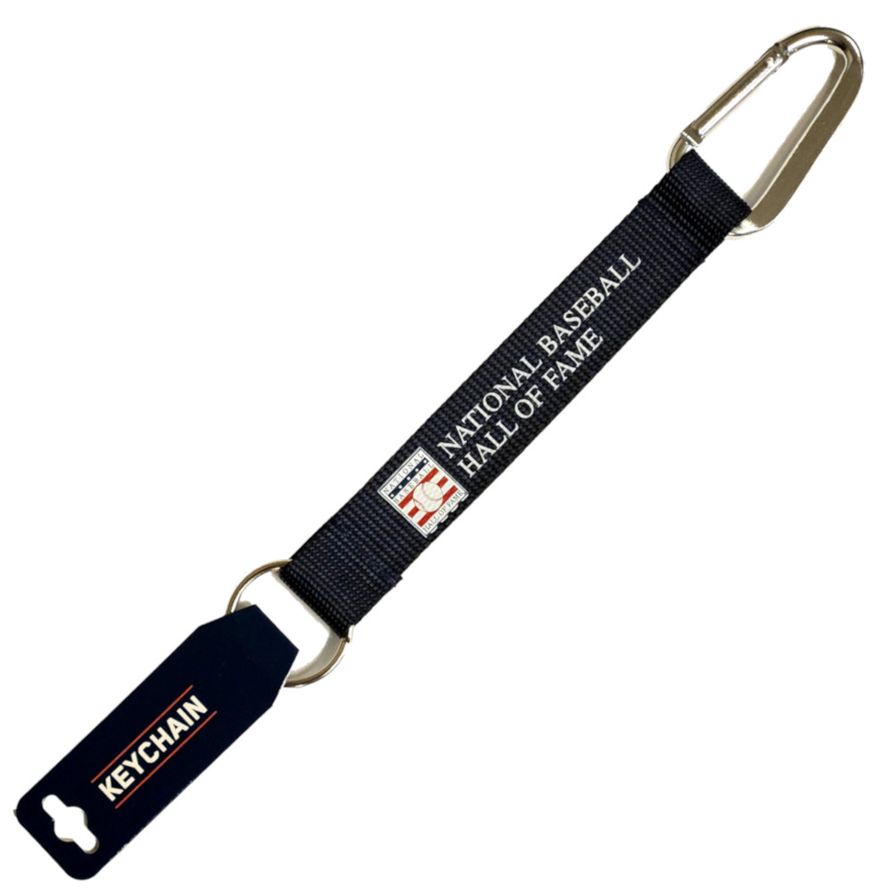 Baseball Hall of Fame Carabiner 5 Inch Strap Keychain