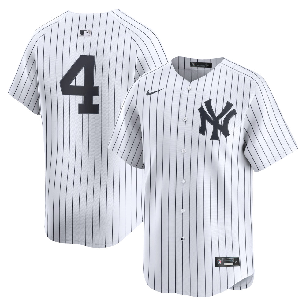 Men’s Nike Lou Gehrig New York Yankees Cooperstown Collection Limited Full Button Front Pinstripe Replica Jersey
