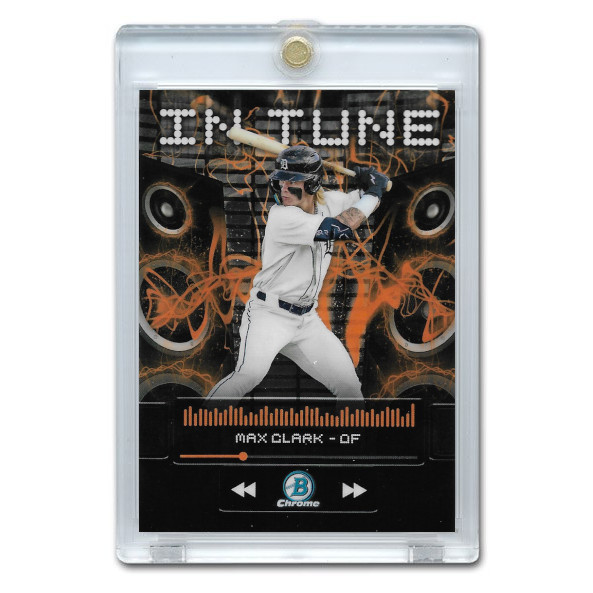 Max Clark 2024 Bowman Chrome In Tune # 17 Pre-Rookie Card