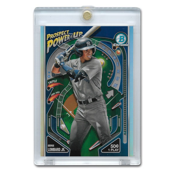 George Lombard Jr. 2024 Bowman Chrome Prospect Power-Up # 17 Pre-Rookie Card