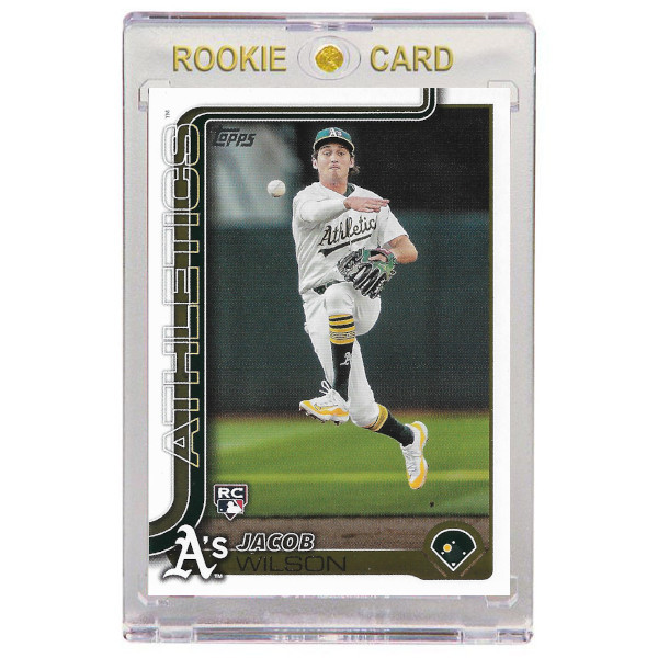 Jacob Wilson Oakland Athletics 2025 Topps # 314 Rookie Card
