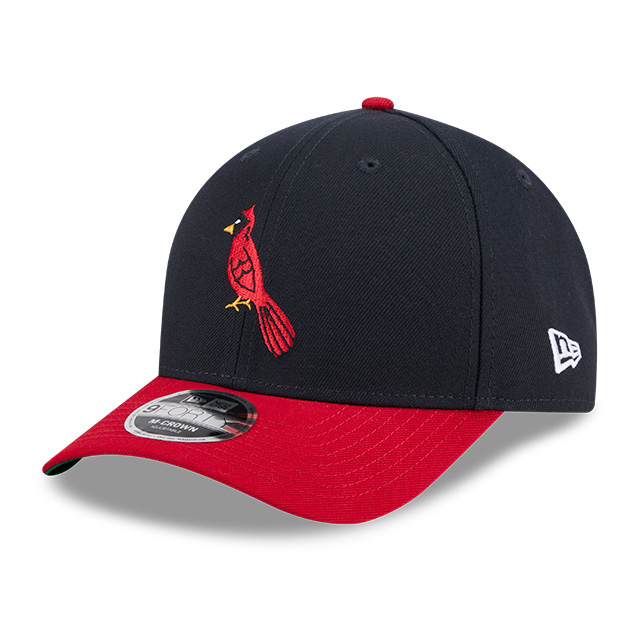 Men’s New Era St. Louis Cardinals Cooperstown Collection Hall of Fame Logo 9FORTY M-Crown Navy Snapback Cap