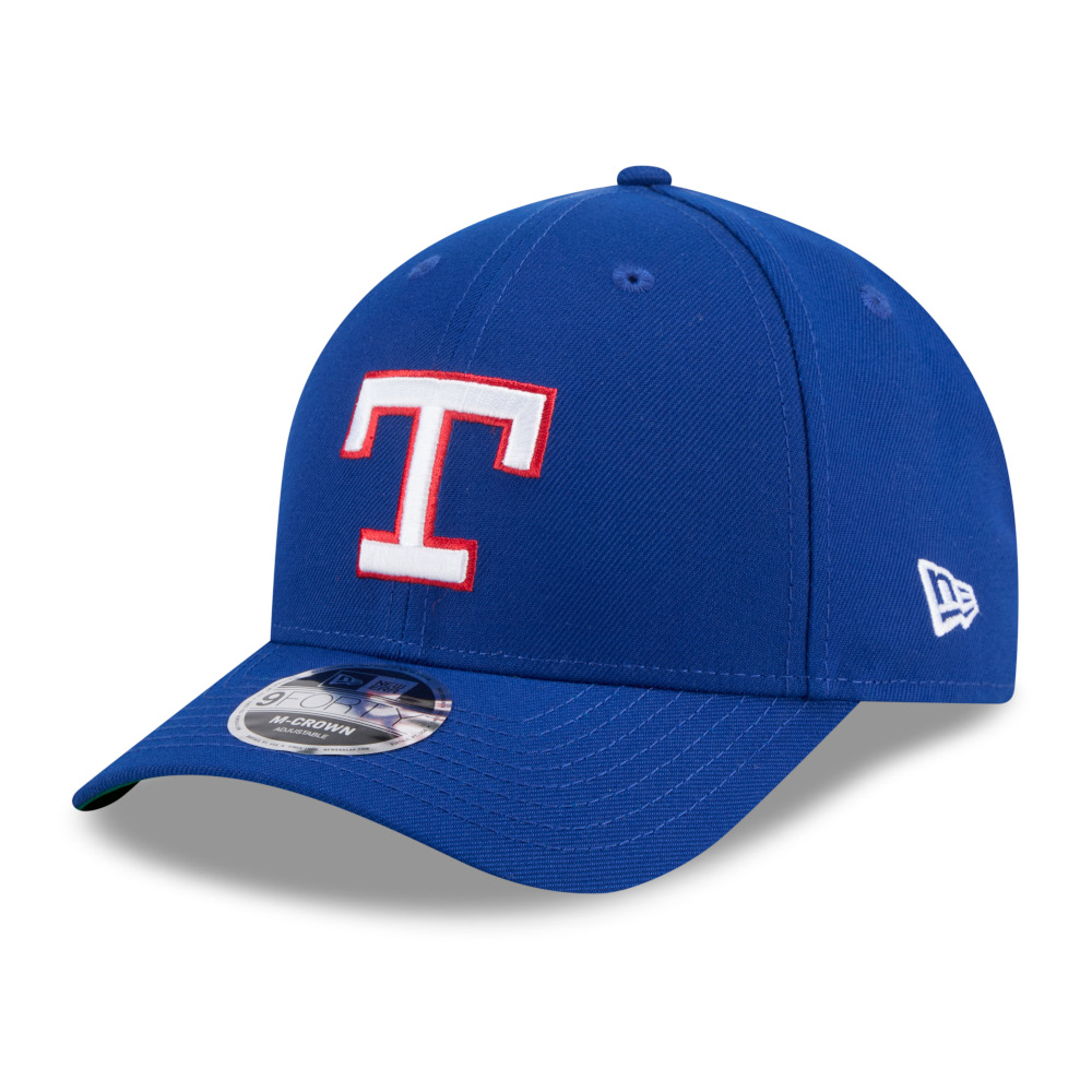 Men’s New Era Texas Rangers Cooperstown Collection Hall of Fame Logo 9FORTY M-Crown Royals Snapback Cap