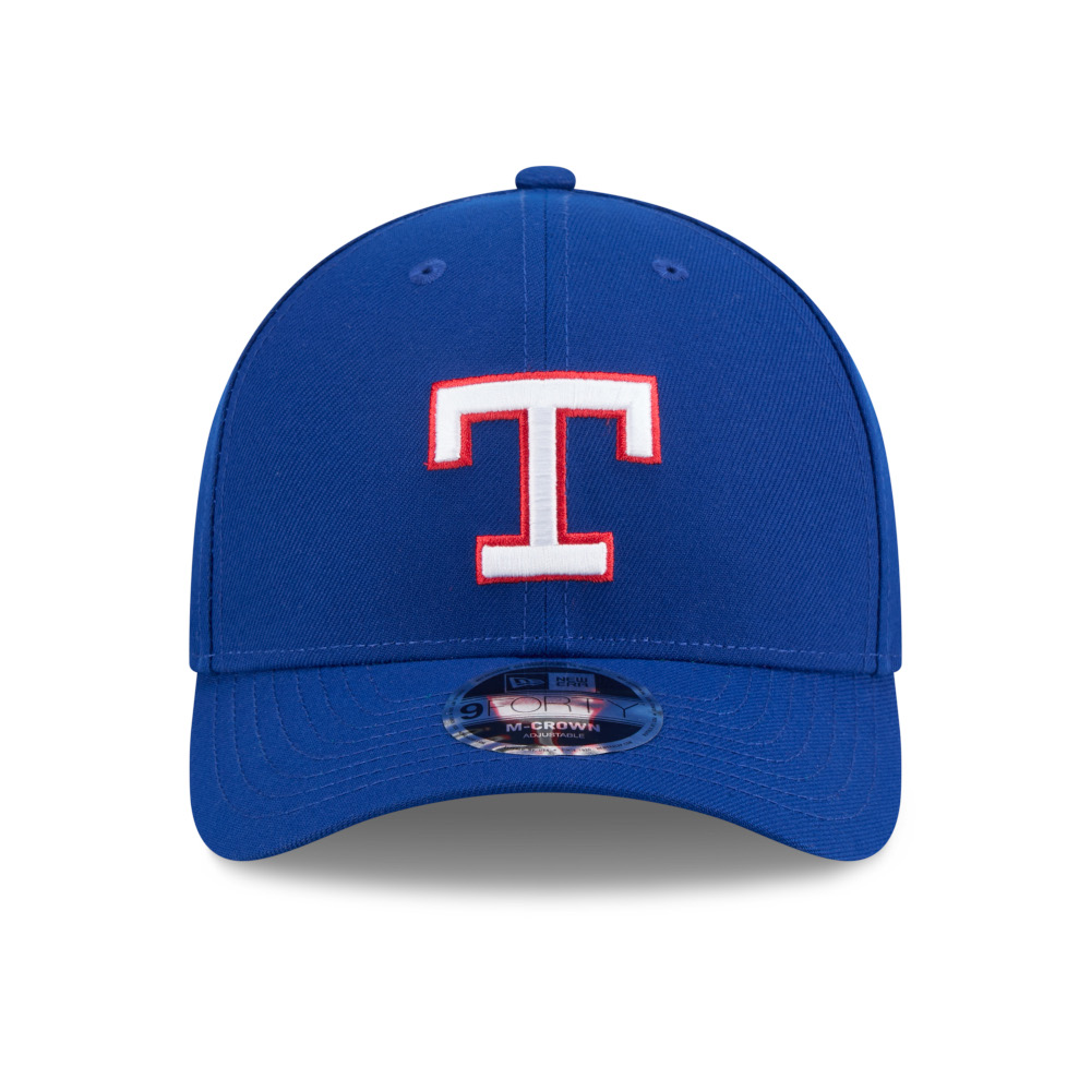 Men’s New Era Texas Rangers Cooperstown Collection Hall of Fame Logo 9FORTY M-Crown Royals Snapback Cap