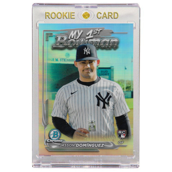 Jasson Dominguez New York Yankees 2022 Bowman Chrome My First Bowman # 32 Rookie Card