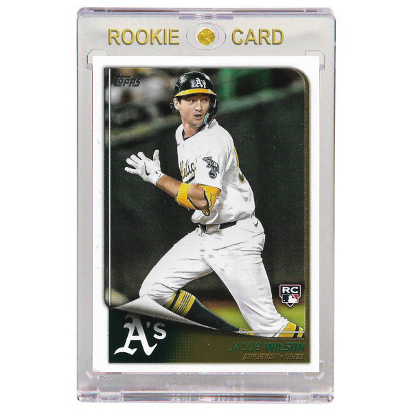Jacob Wilson Oakland Athletics 2025 Topps Flagship # 80 Rookie Card