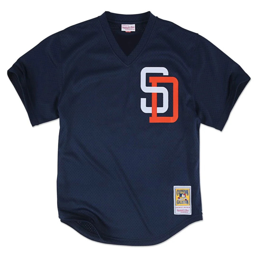 Men’s Mitchell & Ness Tony Gwynn San Diego Padres Authentic Replica 1996 Mesh Batting Practice Jersey