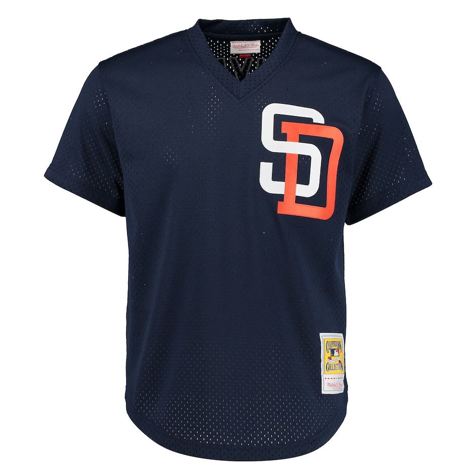 Men’s Mitchell & Ness Tony Gwynn San Diego Padres Authentic Replica 1996 Mesh Batting Practice Jersey