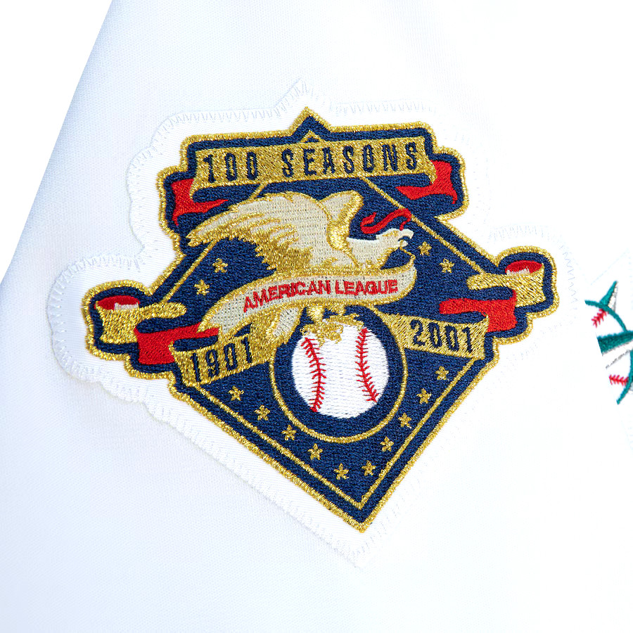 Men’s Mitchell & Ness Ichiro Suzuki Seattle Mariners Authentic 2001 Home Jersey