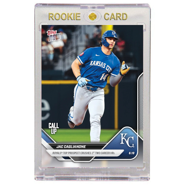 Jac Caglianone Kansas City Royals 2025 Topps Now # 320 Rookie Card