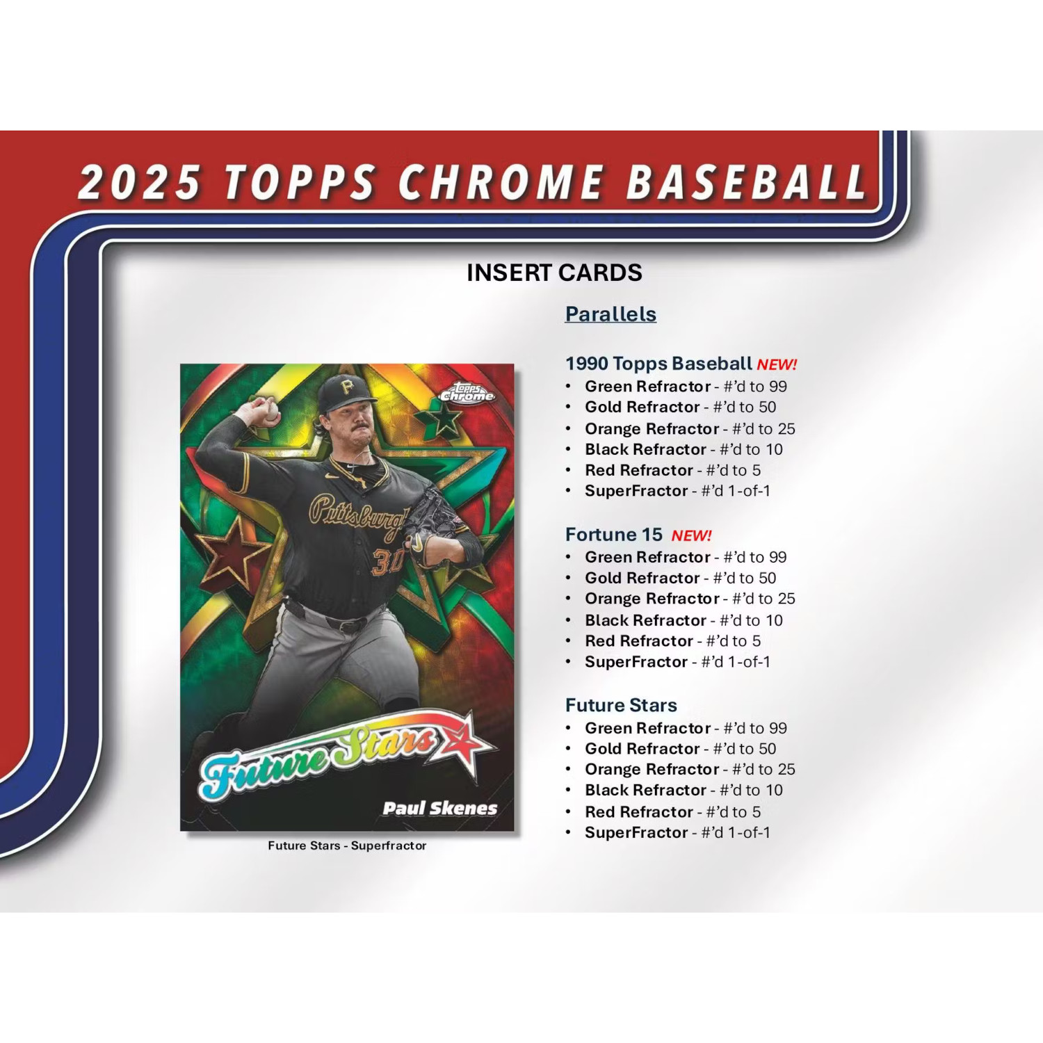 2025 Topps Chrome Baseball 7-Pack Blaster Box