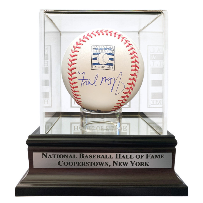 Fred McGriff Autographed Hall of Fame Logo Baseball with HOF Case (Beckett)