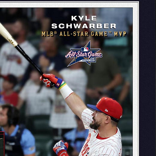 Kyle Schwarber Highland Mint 2025 MLB All Star Game MVP Silver Coin 13 x 16 Photo Mint Kyle Schwarber Highland Mint 2025 MLB All Star Game MVP Silver Coin 13 x 16 Photo Mint
