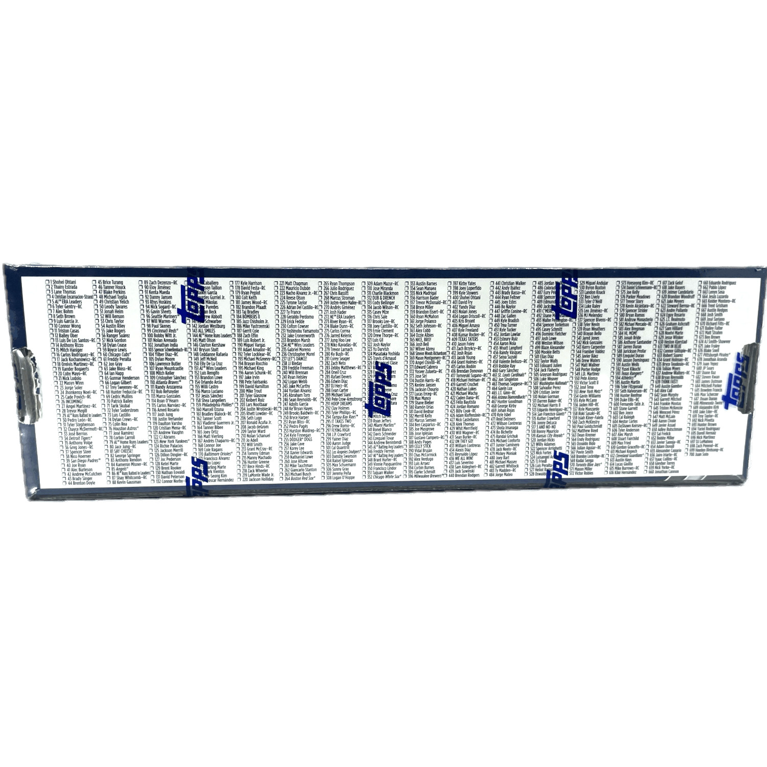 2025 Topps Baseball 700 Card Factory Sealed Complete Series 1 & 2 Set (Retail)