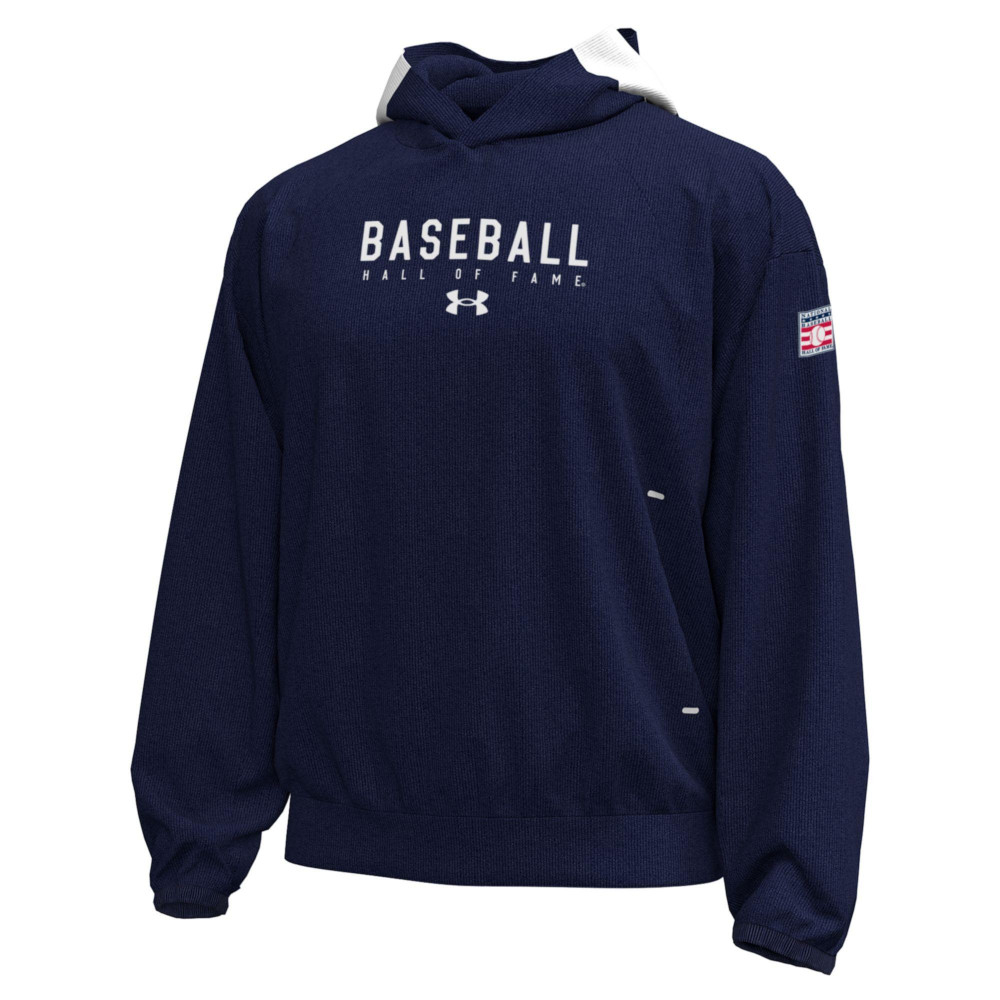Men’s Under Armour Baseball Hall of Fame Gameday Navy Double Knit Fleece Hood