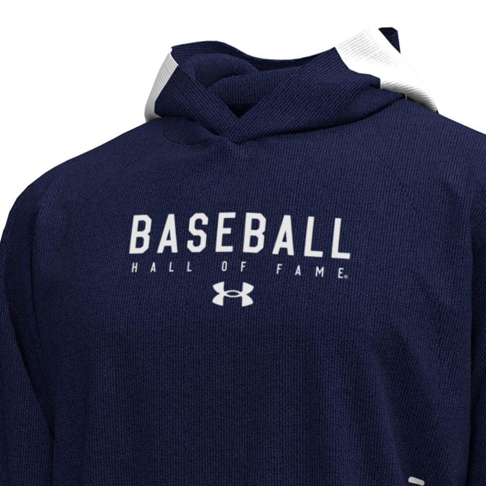 Men’s Under Armour Baseball Hall of Fame Gameday Navy Double Knit Fleece Hood