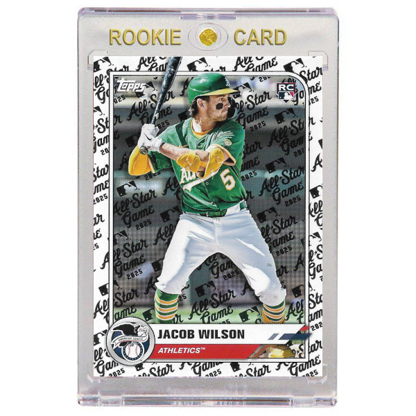 Jacob Wilson Oakland Athletics 2025 Topps All-Star Game Foil # 77 Rookie Card