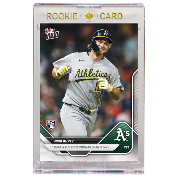 Nick Kurtz Oakland Athletics 2025 Topps Now # 464 Rookie Card