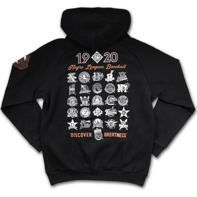 Negro Leagues Baseball Team Heritage Black Hooded Sweatshirt