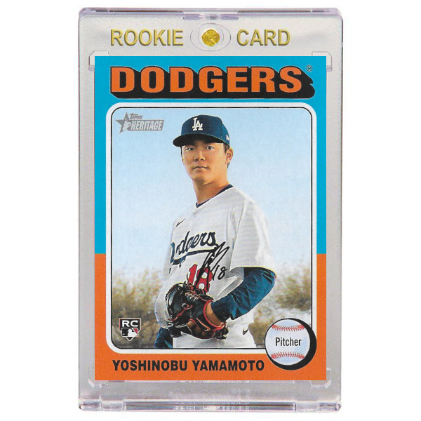 Yoshinobu Yamamoto Los Angeles Dodgers 2024 Topps Heritage
