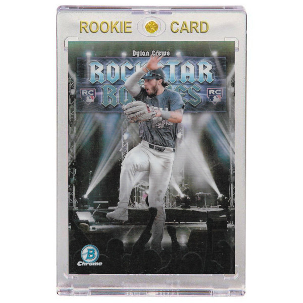 Dylan Crews Washington Nationals 2025 Bowman Chrome Rockstar # 15 Rookie Card