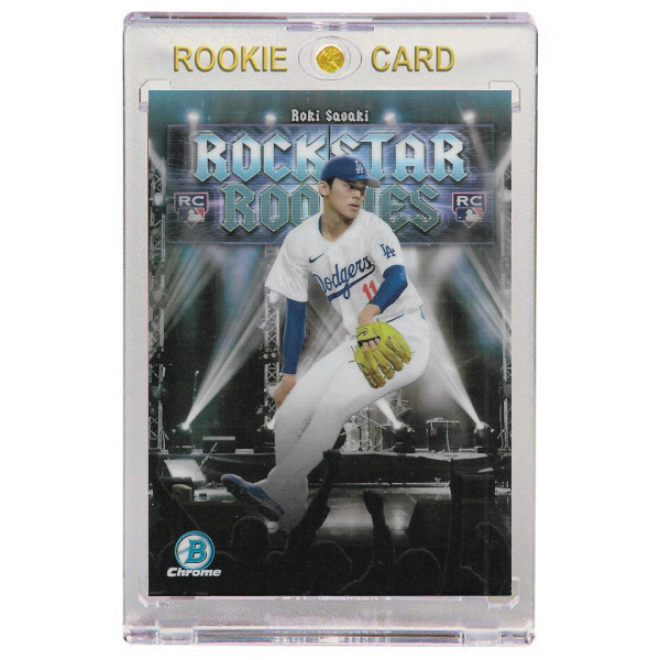 Roki Sasaki Los Angeles Dodgers 2025 Bowman Chrome Rockstar # 20 Rookie Card