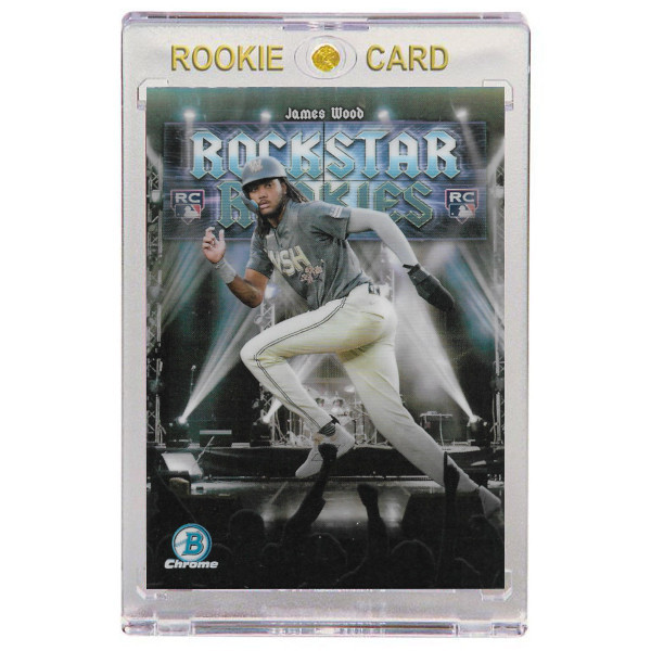 James Wood Washington Nationals 2025 Bowman Chrome Rockstar # 11 Rookie Card