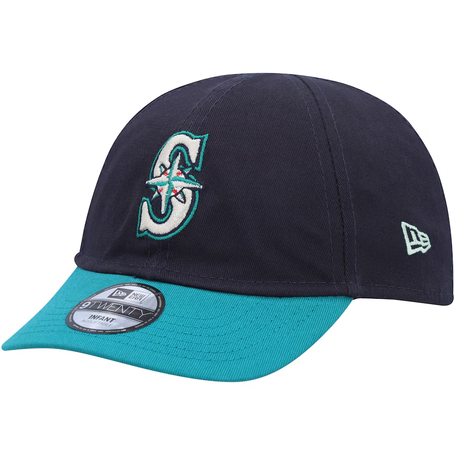 Infant New Era My 1st Seattle Mariners 9TWENTY Flexible Fit Royal and Teal Cap