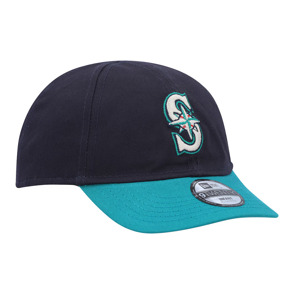 Infant New Era My 1st Seattle Mariners 9TWENTY Flexible Fit Royal and Teal Cap