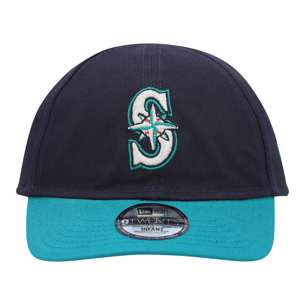 Infant New Era My 1st Seattle Mariners 9TWENTY Flexible Fit Royal and Teal Cap