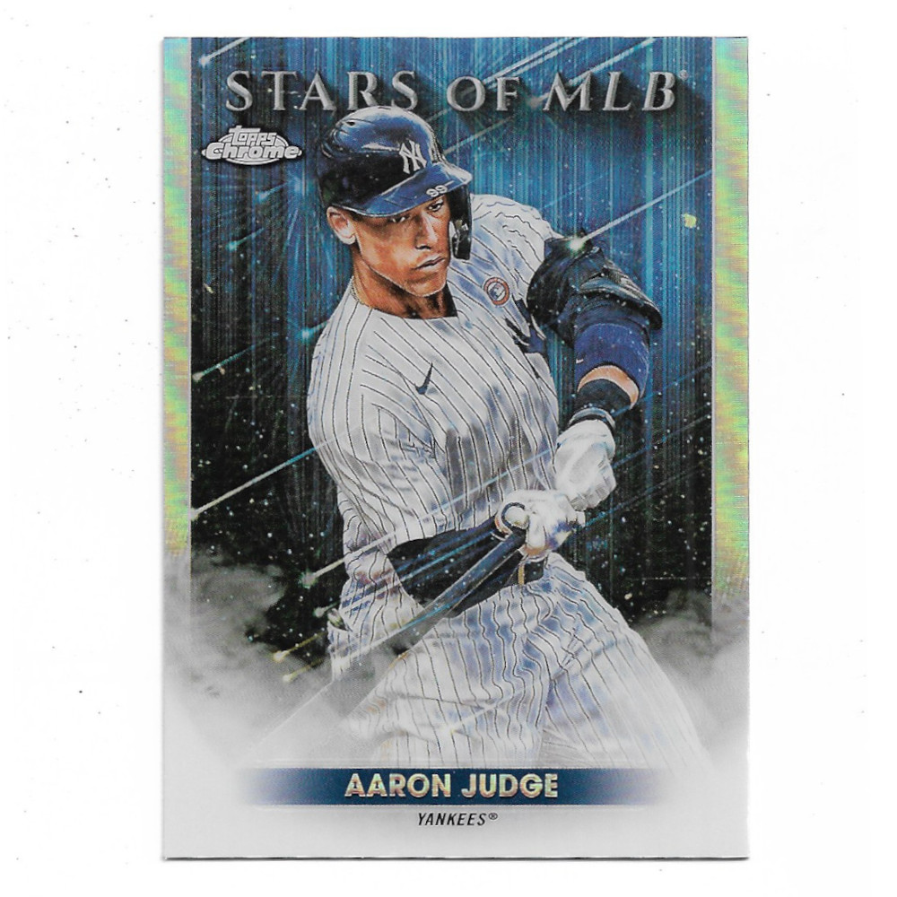 Aaron Judge 2022 Topps Chrome Stars of MLB # 14 Aaron Judge 2022 Topps Chrome Stars of MLB # 14