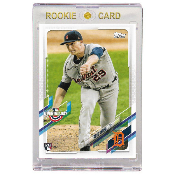 Tarik Skubal Detroit Tigers 2021 Topps Opening Day # 123 Rookie Card