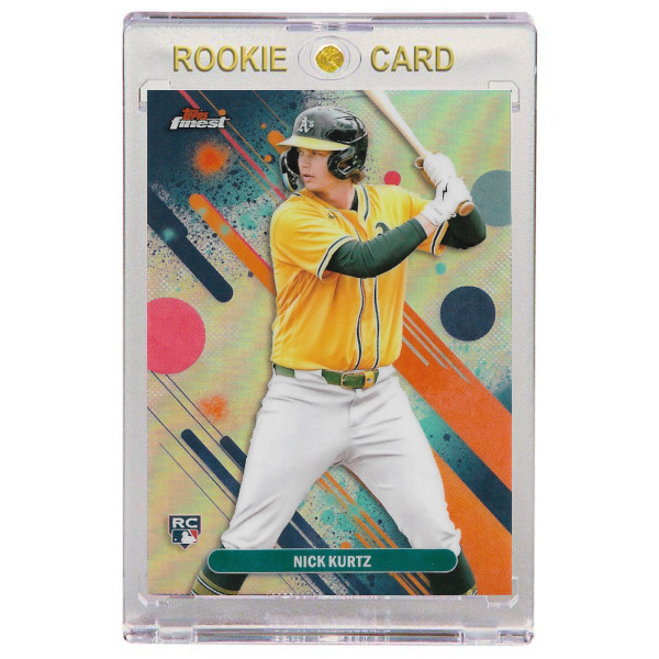Nick Kurtz Oakland Athletics 2025 Topps Finest Refractor # 10 Rookie Card